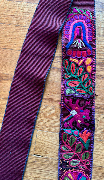 Hand-woven and embroidered Chichicastenango Faja #3  display picture 2