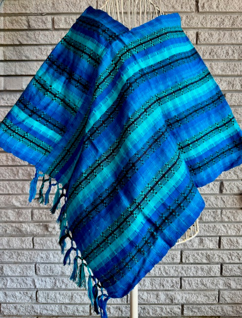 New!! Best-selling light cotton poncho 7
