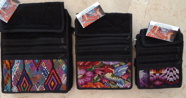 Best Seller! Organizer pouch w/ multiple pockets and long strap in black