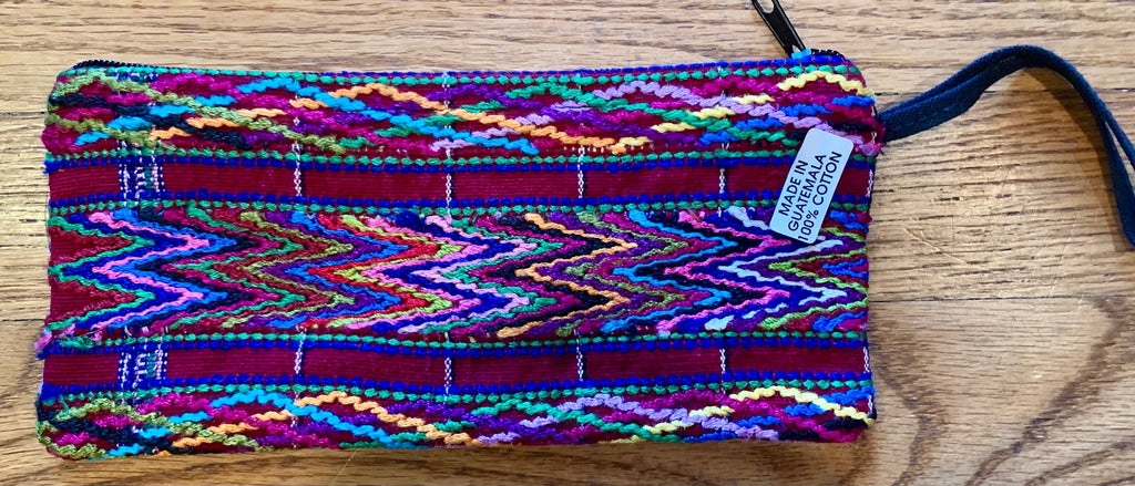 Pouch made from traditional Mayan textiles #9