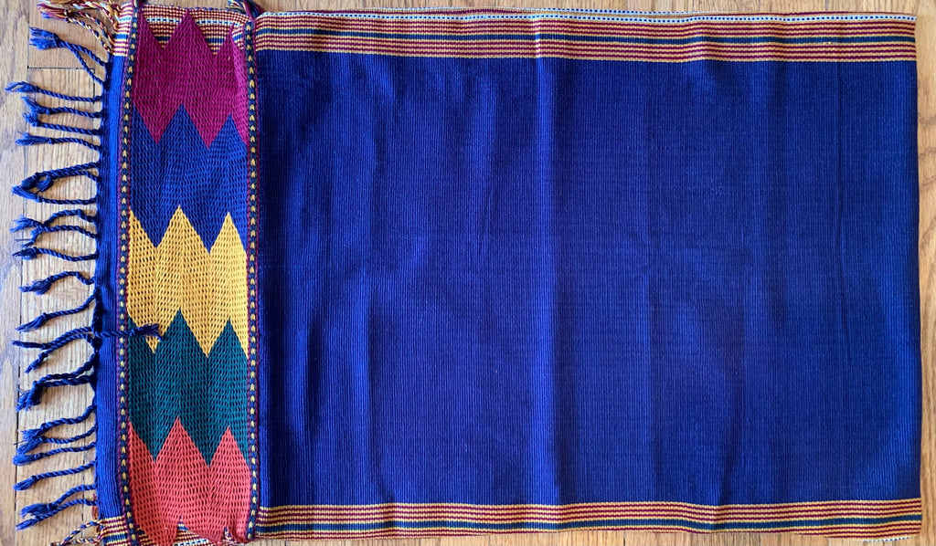 Zacaulpa Pillow Cover - Navy Blue