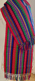 Colorful Light Cotton Scarves with knotted fringe