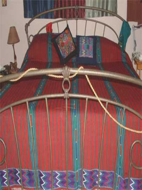 Dark Red Bedspread #1