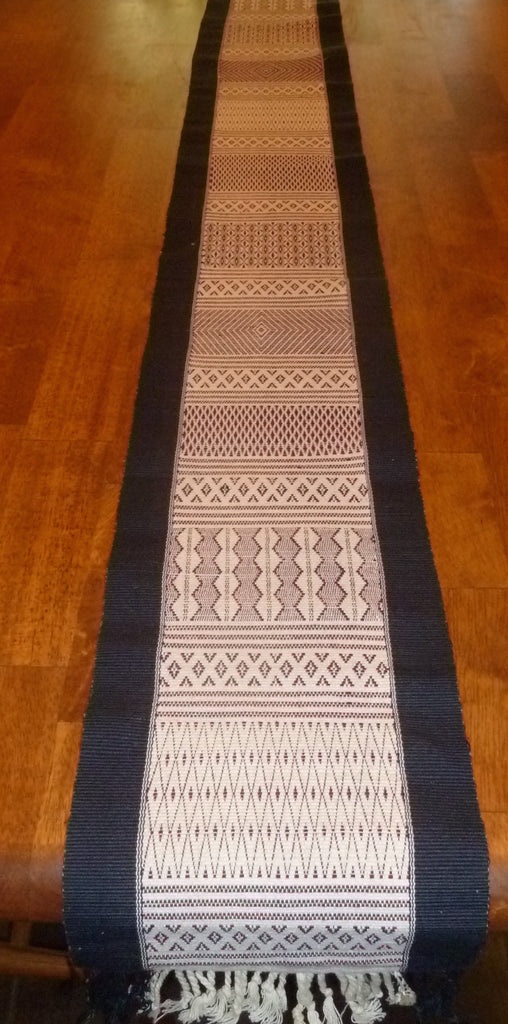 Hand-woven runner from Myanmar 4