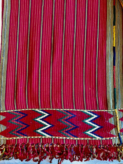 Rusty Magenta Bedspread