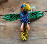 Folk art whimsical birds - Toucans available