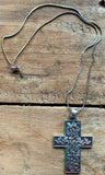 Sterling silver cross with Peace Doves