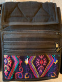 Best Seller!  Organizer pouch w/ multiple pockets and long strap in black.  Available in 3 sizes