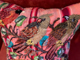 Small Pillow Cover with Birds