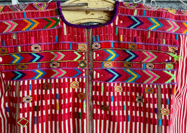 vintage huipil from Colotenango, Guatemala
