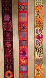 Fajas made into guitar or camera straps or add flair to your purse or satchel