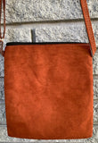 Leather and textile purse #4