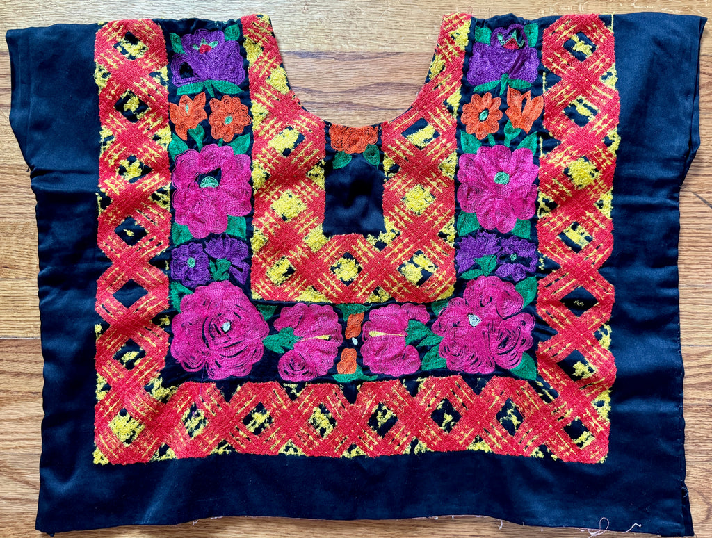 Antique Tehuana blouse from Mexico