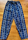 New!  Denim blue ikat pants