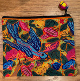 Large Pouch made from traditional Mayan textiles with extra pocket in back #8