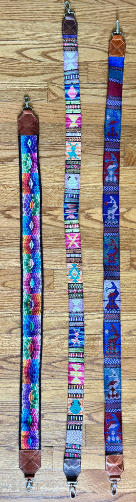 Fajas made into guitar or camera straps or add flair to your purse or satchel 2