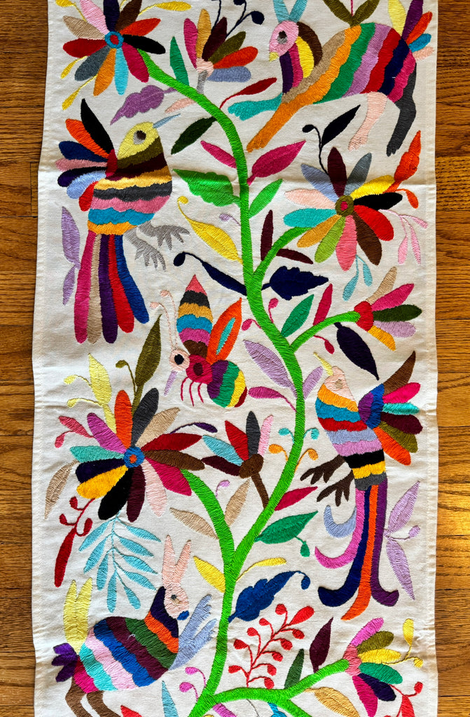 Otomi Embroidered Runner