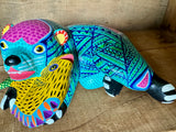 Bear with fish alebrije