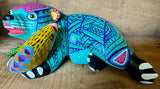 Bear with fish alebrije