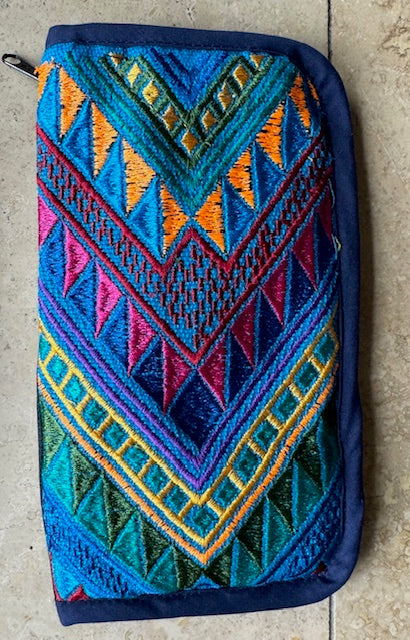 Eyeglass holder with strap and extra zippered pocket #12