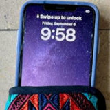 Eyeglass holder with strap and extra zippered pocket #2