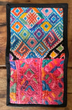 Wallet made from vintage hand-woven fabric