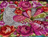 Large 2-sided vintage Mayan textile pouch