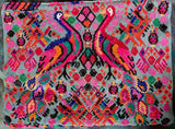 Large 2-sided vintage Mayan textile pouch