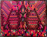 Large 2-sided vintage Mayan textile pouch