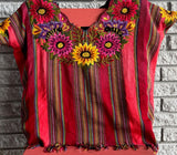 Guatmalan modern embroidered huipil