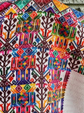 Guatmalan modern woven huipil with corn motif