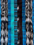 Light weight blue ikat shawl