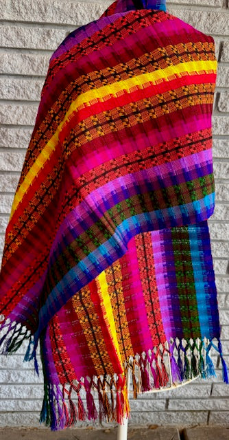 Light weight colorful shawl