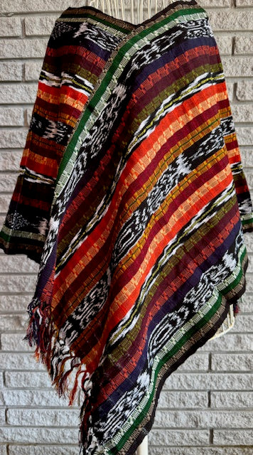 New!!  Best-selling light cotton poncho 10