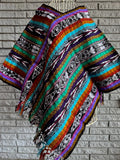 New!!  Best-selling light cotton poncho 13