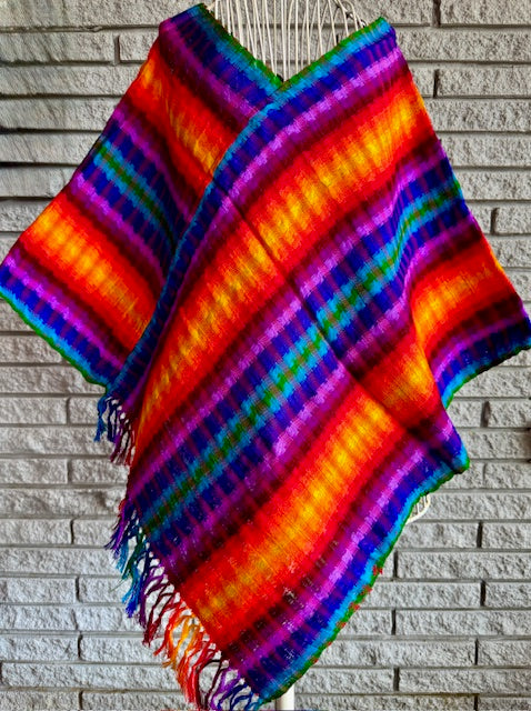 New!!  Best-selling light cotton poncho 15