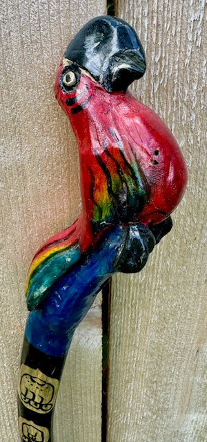 Guatemalan Animal Walking Stick (Curtain/Textile Rod)