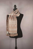 Natural dyes ikat scarf