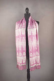 Natural dyes ikat scarf