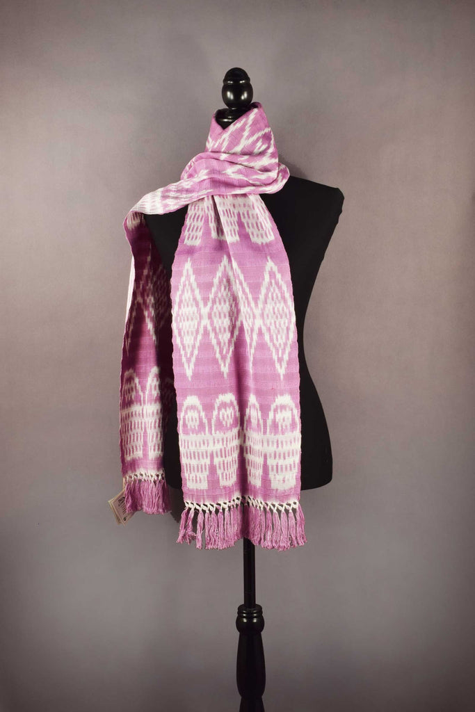 Natural dyes ikat scarf