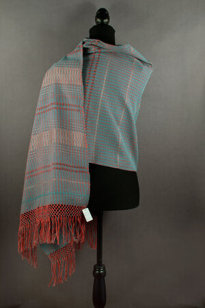 Oaxacan hand-woven shawl #2