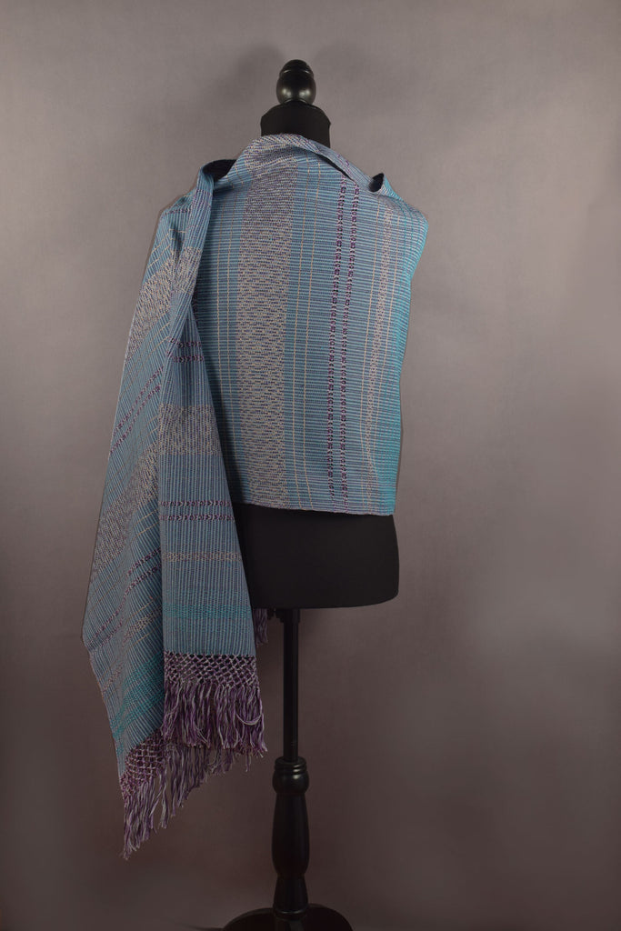 Oaxacan hand-woven shawl