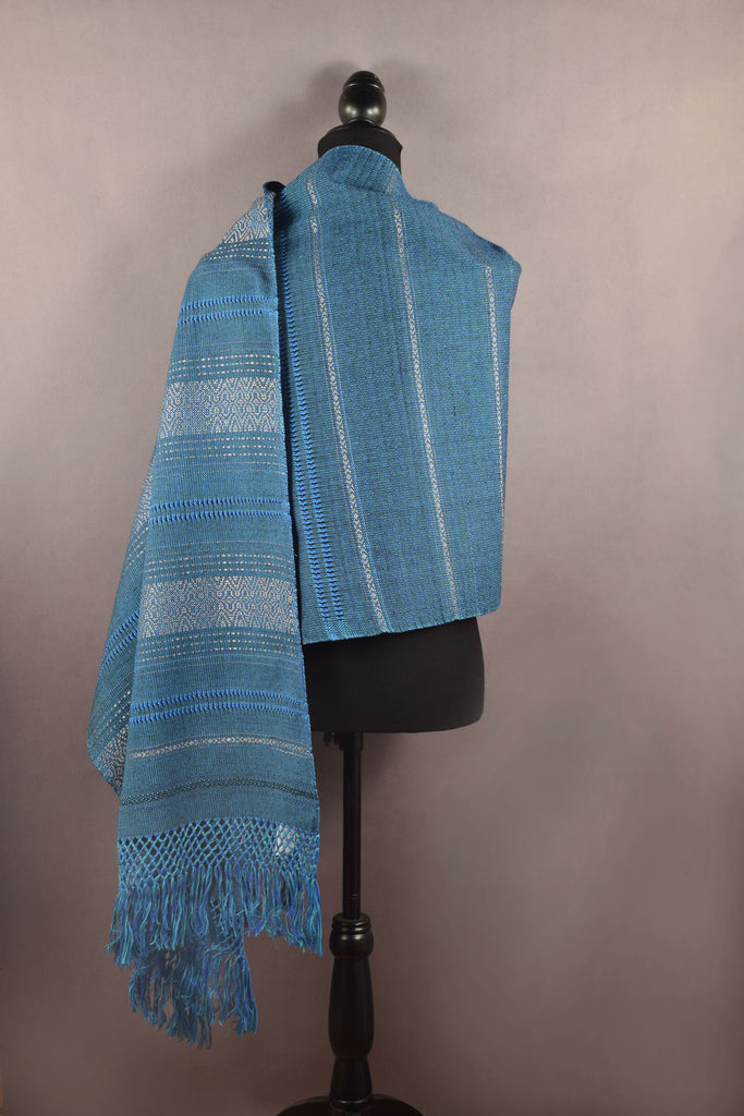 Oaxacan hand-woven shawl #7