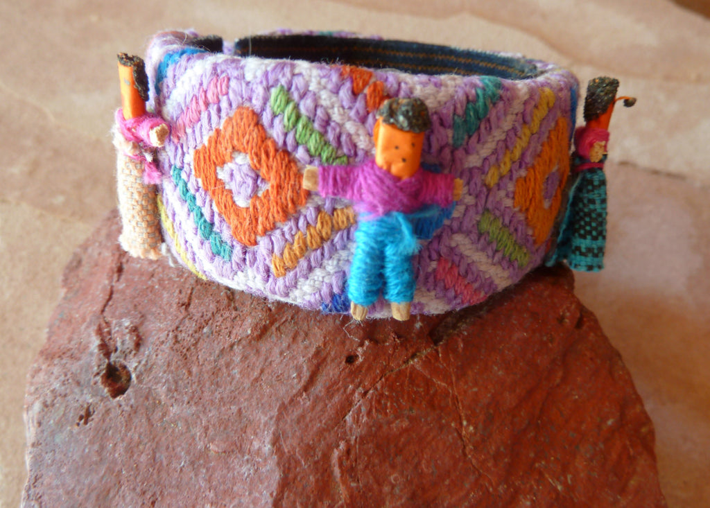 traditional textile cuff bracelet