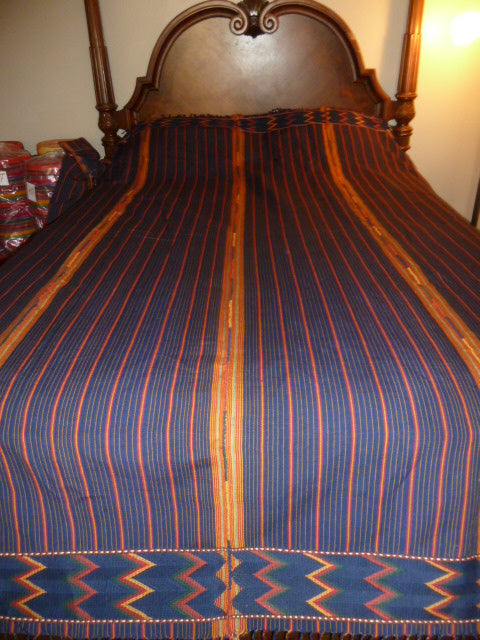 Dark Blue Bedspread #14