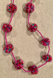 Peruvian Pom Pom necklaces