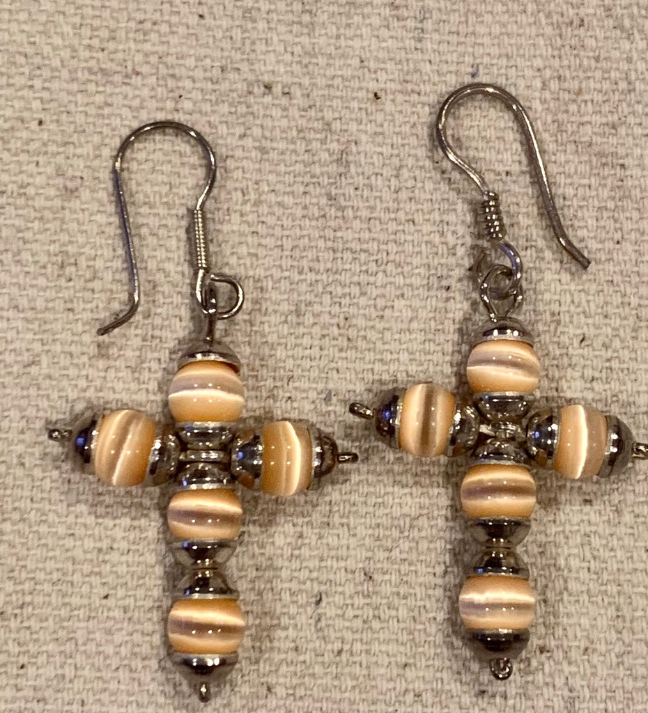Stone earrings