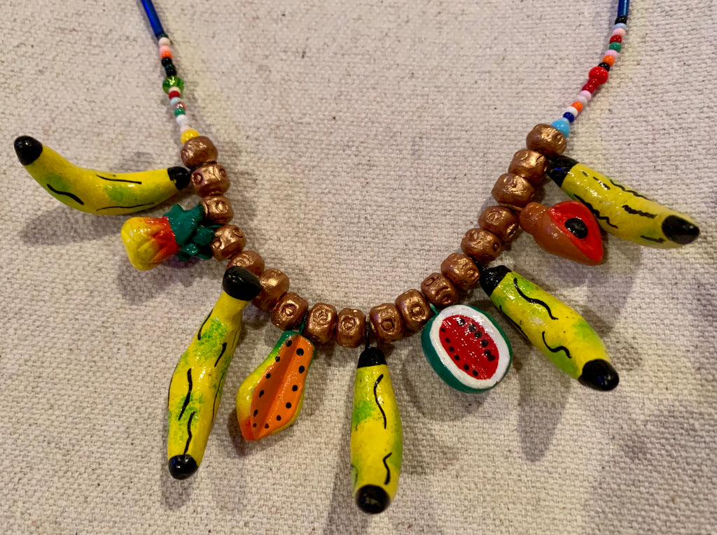 Ceramic Fruit Necklace