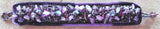 Bead and Stone Flower Bracelet w/ crochet black
