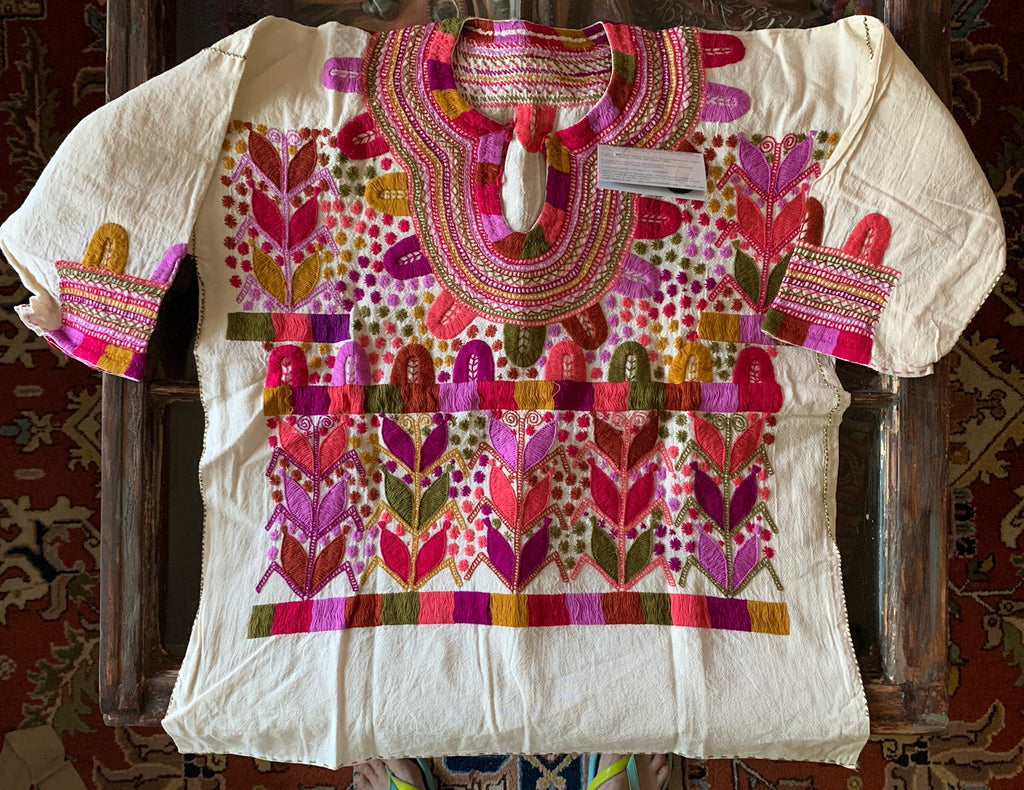 Mexican Blouse Mexican Embroidered Sweater Sleeve Off Shoulder